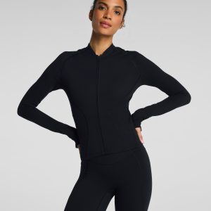 SPANX? PowerPlay Contour Full Zip Jacket | Very Black